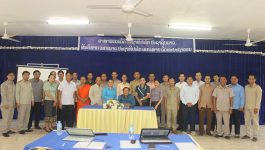 ພິທີຝຶກອົບຮົມສ້າງຄວາມເຂັ້ມແຂງດ້ານຖານຂໍ້ມູນນັກຮຽນປະຖົມ ແລະ ມັດທະຍົມປະຈໍາປີ 2023 ໄດ້ຈັດຂື້ນໃນລະຫວ່າງວັນທີ 2-3 ພຶດສະພາ 2023 ທີ່ຫ້ອງປະຊຸມສູນພັດທະນາຄູແຂວງ ເມືອງປາກຊັນ ແຂວງບໍລິຄໍາໄຊ ໂດຍການເປັນປະທານ ຂອງທ່ານ ສີທາ ແກ້ວດາລາວົງ ຮອງຫົວໜ້າພະແນກສຶກສາທິການ ແລະ ກິລາແຂວງ, ມີຫົວໜ້າ, ຮອງຫົວໜ້າຂະແໜງພ້ອມດ້ວຍພະນັກງນວິຊາການຂະແໜງສາມັນສຶກສາ, [&hellip;]