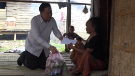 ເຈົ້າແຂວງ ບໍລິຄໍາໄຊ ພ້ອມດ້ວຍຄະນະລົງພົບປະຢ້ຽມຢາມໂອ້ລົມພໍ່ແມ່ປະຊາຊົນບ້ານ ນາກະດົກ ເມືອງຄໍາເກີດ