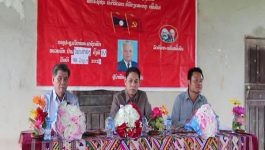 ສໍາເລັດການປັບປຸງຄະນະພັກ ແລະ ຄະນະບ້ານໂພນທອງ ຄັ້ງທີ6
