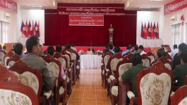 ກອງປະຊຸມເປີດກວ້າງຄົບຄະນະບໍລິຫານງານພັກເມືອງ ໄຊຈຳພອນ ຄັ້ງທີ9 ສະໄໝທີ III