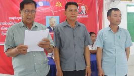 ກອງປະຊຸມໃຫຍ່ບ້ານເວີນທາດ ເມືອງທ່າພະບາດ ຄັ້ງທີ VI ຂອງບ້ານ ແລະ ໜ່ວຍພັກບ້ານ