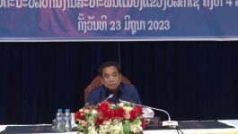 ຮອງເລຂາພັກແຂວງ ເນັ້ນຄະນະບໍລິຫານງານສະຫະພັນແມ່ຍິງແຂວງ ຫຼາຍບັນຫາ