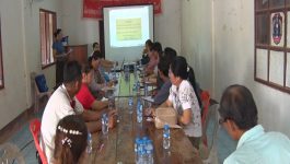 ພະແນກກະສິກຳ ແລະ ປ່າໄມ້ແຂວງ ຈັດຝຶກອົບຮົມກ່ຽວກັບເຕັກນິກການປູກມັນຕົ້ນການບົວລະບັດ ແລະ ປັບປຸງດີນ