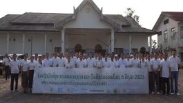 ແຂວງ ບໍລິຄຳໄຊ ຈັດພິທີສະເຫຼີມສະຫຼອງວັນສີ່ງແວດລ້ອມແຫ່ງຊາດ ແລະ ວັນສີ່ງແວດລ້ອມໂລກ