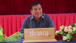 ຮອງປະທານສະພາປະຊາຊົນແຂວງ ລົງເຄື່ອນໄຫວວຽກງານ ຢູ່ເມືອງໄຊຈໍາພອນ