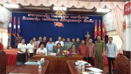 ວັນທີ 5 ພຶດສະພາ 2023 ຢູ່ທີ່ຫ້ອງປະຊຸມຊັ້ນ 3 ຫ້ອງວ່າການປົກຄອງເມືອງຄໍາເກີດ ທ່ານ ເລື່ອນວິໄລ ຈັນທະລາພັນ ຄະນະປະຈໍາພັກແຂວງ, ຮອງປະທານສະພາປະຊາຊົນແຂວງ, ພ້ອມດ້ວຍຄະນະ ໄດ້ລົງເຄື່ອນໄຫວ ຕິດຕາມ ກວດກາ ການຈັດຕັ້ງປະຕິບັດລັດຖະທໍາມະນູນ ແລະ ກົດໝາຍ ໃນຂົງເຂດຍຸຕິທໍາ [&hellip;]