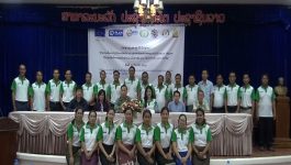 ສະຫຼຸບປິດໂຄງການສ້າງຄວາມເຂັ້ມແຂງກ່ຽວກັບການປ້ອງກັນ ແລະ ຫຼຸບຜ່ອນຜົນກະທົບຈາກພະຍາດໂຄວິດ-19 ແລະ ໄຂ້ຍຸງລາຍ