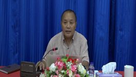 ພະນັກງານຫຼັກແຫຼ່ງ ພະແນກພາຍໃນແຂວງ ຮັບຟັງການເຜີຍແຜ່ນິຕິກຳ ວ່າດ້ວຍຈັນຍາບັນ ແລະ ໂມງການ ພະນັກງານ-ລັດຖະກອນ