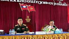ພິທີເປີດບັ້ນສອບເສັງຈົບຊັ້ນນັກຮຽນແພດຊັ້ນຕົ້ນລະບົບກໍ່ສ້າງ ຊຸດທີ 5 ປະຈໍາສົກປີ 2022-2023