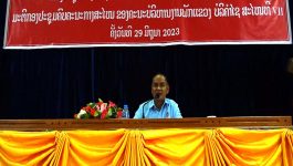 ເມືອງ ປາກຊັນ ເຊື່ອມຊຶມເອກະສານ ກອງປະຊຸມກາງສະໄໝຂອງແຂວງ ບໍລິຄຳໄຊ