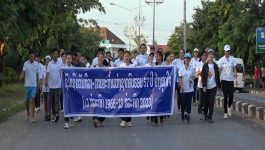 ແຂວງ ບໍລິຄຳໄຊ ຈັດພິທິຍ່າງເພື່ອສຸຂະພາບ ສະເຫຼີມສະຫຼອງວັນກິລາກາຍາກຳແຫຼ່ງຊາດຄົບຮອບ 57 ປີ