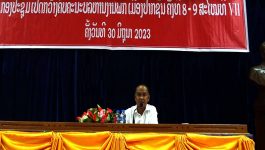 ເມືອງ ປາກຊັນ ດຳເນີນກອງປະຊຸມເປີດກວ້າງ