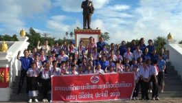 ຂະບວນທັດສະນະສຶກສາຂອງເຍົາວະຊົນທັນວາ ແຂວງບໍລິຄຳໄຊ