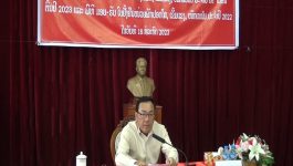 ຄະນະຮາກຖານພະແນກໂຍທາທິການ ແລະ ຂົນສົ່ງແຂວງ ປະເມີນຜົນສະມາຊິກເຂັ້ມແຂງໜັກແໜ້ນປະຈຳ 6 ເດືອນ ຕົ້ນປີ 2023