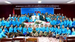 ກອງປະຊຸມໃຫຍ່ສະມາຊິກແມ່ຍິງຮາກຖານພະແນກກະສິກຳ ແລະ ປ່າໄມ້ແຂວງ ຄັ້ງທີ XI ໄດ້ຈັດຂຶ້ນ ໃນວັນທີ 30 ມິຖຸນາ 2023 ຢູ່ທີ່ຫ້ອງປະຊຸມພະແນກຂອງຕົນ ໂດຍການເປັນປະທານຂອງທ່ານ ນາງ ທິນນະກອນ ຈັນທະບົວທອງ ຄະນະບໍລິຫານງານສະຫະພັນແມ່ຍິງແຂວງ ປະທານແມ່ຍິງຮາກຖານພະແນກກະສິກໍາ ແລະ ປ່າໄມ້, ເຂົ້າຮ່ວມໂດຍ [&hellip;]