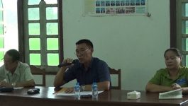 ກອງປະຊຸມສະຫຼຸບລາຍງານຜົນການວາງແຜນ ນໍາໃຊ້ດິນຂັ້ນບ້ານ ໃນພື້ນທີ່ສາຍນ້ຳຫ້ວຍປຶງ ບ້ານປາກປຶງ ເມືອງປາກຊັນ