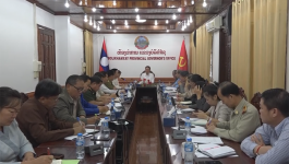 ກອງປະຊຸມ ປຶກສາຫາລື ແກ້ໄຂ – ຮັບມືສຸກເສີນ ວຽກງານໄພພິບັດຢູ່ແຂວງ ບໍລິຄຳໄຊ