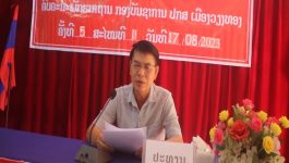 ກອງປະຊຸມ ຄົບຄະນະພັກຮາກຖານກອງບັນຊາການ ປກສ ເມືອງວຽງທອງ ຄັ້ງທີ 5 ສະໄໝທີ 2