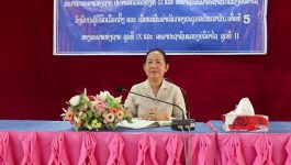 ສສຊ ເຂດ 11 ແລະ ສສຂ ແຂວງບໍລິຄຳໄຊ ເຄືອນໄຫວພົບປະຢ້ຽມຢາມພະນັກງານລັດຖະກອນ ເມືອງວຽງທອງ