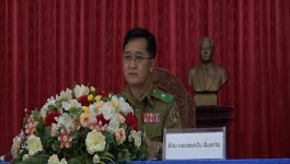 ກອງປະຊຸມທາບທາມຢັ່ງຫາສຽງ ເປົ້າໝາຍຜູ້ຈະເປັນຮອງຫົວໜ້າກອງບັນຊາການ ປກສ ແຂວງບໍລິຄຳໄຊ
