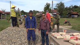 ການກໍ່ສ້າງເສັ້ນທາງເບຕົງເສີມເຫຼັກ ເຂົ້າຫາວັດດານສູງວະນາຣາມ ຈະສຳເລັດ 100% ໃນທ້າຍເດືອນຕຸລາ ທີ່ຈະມາເຖິງ