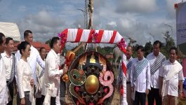ວາງສີລາລຶກ ສ້າງຫໍຫຼັກເມືອງ ແຂວງບໍລິຄຳໄຊ ເຕັມໄປດ້ວຍຄວາມໝາຍຄວາມສຳຄັນ