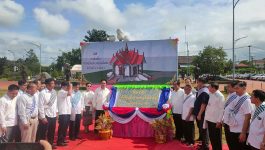 ວາງສີລາລຶກ ສ້າງຫໍຫຼັກເມືອງ ຂອງແຂວງບໍລິຄຳໄຊ