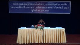 ກອງປະຊຸມສະຫຼຸບການເຄື່ອນໄຫວວຽກງານຂະແໜງກວດກາລັດ ໄລຍະ 9 ເດືອນ ປີ 2023