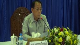 ພິທີເປີດອົບຮົມຫັດແອບວຽກງານສຶກສາປ້ອງກັນຊາດປ້ອງກັນຄວາມສະຫງົບໃຫ້ພະນັກງານນຳພາ-ຄຸ້ມຄອງເປົ້າໝາຍIIIຊຸດທີIV