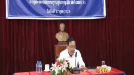 ພະແນກ ຍທຂ ເຜີຍແຜເຊື່ອມຊືມຫຼາຍເອກະສານທີ່ສຳຄັນຂອງພັກຂອງຊາດ ແລະ ປະເມີນພະນັກງານປະຈຳປີ 2023
