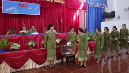 ກອງປະຊຸມໃຫຍ່ ຄັ້ງທີ II ຂອງສະຫະພັນແມ່ຍິງໜ່ວຍຫ້ອງການ ກອງບັນຊາການ ປກສ ແຂວງບໍລິຄໍາໄຊ