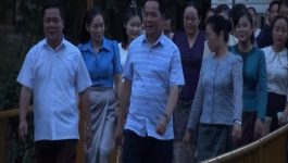 ການນຳຂອງແຂວງ ເຂົ້າຮ່ວມຊົມບັ້ງໄຟພະຍານາກໃນຄ່ຳຄືນມື້ວັນບຸນອອກພັນສາປະວໍຣະນາ ພສ 2566