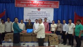 ພະແນກພາຍໃນແຂວງ ແລະ ຫ້ອງການພາຍໃນເມືອງ ໄດ້ຮັບອຸປະກອນໄອທີ ມູນຄ່າ 300 ລ້ານກວ່າກີບ