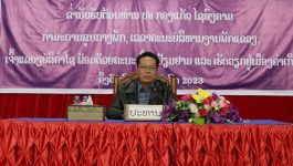 ໃນວັນທີ 27 ພະຈິກ 2023 ຢູ່ຫ້ອງວ່າການເມືອງຄໍາເກີດ ທ່ານ ກອງແກ້ວ ໄຊສົງຄາມ ກໍາມະການສູນກາງພັກ ເລຂາພັກແຂວງ ເຈົ້າແຂວງບໍລິຄໍາໄຊ ພ້ອມດ້ວຍສະມາຊິກສະພາປະຊາຊົນແຂວງ ແລະ ບັນດາພະແນກການທີ່ກ່ຽວຂ້ອງຂັ້ນແຂວງ ໄດ້ລົງເຄື່ອນໄຫວ ພົບປະຢ້ຽມຢາມ ແລະ ເຮັດວຽກຢູ່ເມືອງຄໍາເກີດ ມີຄະນະພັກ, ຄະນະນໍາຂອງເມືອງ, [&hellip;]
