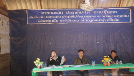 ຄະນະກໍ່ສ້າງຮາກຖານການເມືອງຂັ້ນແຂວງ ແລະ ຂັ້ນເມືອງ ລົງເຜີຍແຜ່ເຊື່ອມຊຶມເອກະສານມາດຖານເງື່ອນໄຂບ້ານພັດທະນາ
