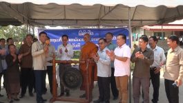 ເປີດການນຳໃຊ້ເສັ້ນທາງເບຕົງ ເຂົ້າຫາວັດດານສູງວະນາຣາມ ບ້ານທົ່ງນ້ອຍ ເມືອງປາກຊັນ