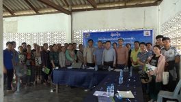 ເປີດການສັກຢາປ້ອງກັນພະຍາດສັດ ແລະ ຈັດຝຶກອົບຮົມ ເຕັກນິກການເບິ່ງແຍງສຸຂະພາບສັດລ້ຽງໃຫ້ປະຊາຊົນບ້ານໂພນໂຮມ