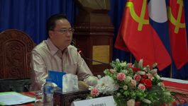 ສະຫາຍເລຂາພັກແຂວງບໍລິຄຳໄຊຊີ້ນຳວຽກງານຕໍ່ກອງປະຊຸມສະຫຼຸບວຽກງານກໍ່ສ້າງພັກ-ພະນັກງານ-ປັບປຸງກົງຈັກການຈັດຕັ້ງ