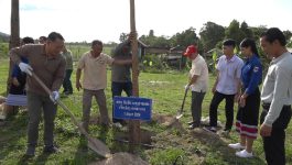ເມືອງທ່າພະບາດ ຈັດພິທີສະເຫຼີມສະຫຼອງ ວັນປູກຕົ້ນໄມ້ແຫ່ງຊາດ 1 ມິຖຸນາ ຄົບຮອບ 44 ປີ