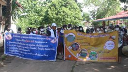 ທ່າພະບາດຈັດກິດຈະກຳສ້າງຂະບວນການຕ້ານ ແລະ ຄວບຄຸມສະກັດກັ້ນການລະບາດຂອງພະຍາດໄຂ້ຍຸງລາຍບ້ານນາຄຳ