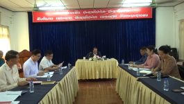 ຮອງປະທານສະພາປະຊາຊົນ ແຂວງ ລົງຢ້ຽມຢາມເຮັດວຽກຢູ່ ເມືອງ ປາກກະດິງ