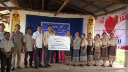 ກອງທຶນ 1 ດວງໃຈ ບໍລິຄຳໄຊ ຊ່ວຍເຫຼືອສັງຄົມ ມອບການສ້ອມແປງໂຮງຮຽນ ມ.ຕ ນ້ຳທອນ ເມືອງປາກກະດິງ