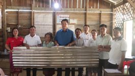 ເຈົ້າເມືອງໄຊຈຳພອນ ລົງຢ້ຽມຢາມປະຊາຊົນບ້ານໂພນຄຳ