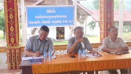 ເມືອງປາກຊັນ ເປີດການເຄືອນໄຫວວຽກງານຍຸຕິທຳຮາກຖານ