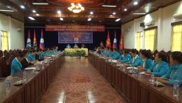 ກອງປະຊຸມໃຫ່ຍຄັ້ງທີ່ VI ຂອງແມ່ຍິງຮາກຖານຫ້ອງວ່າການປົກຄອງແຂວງ ບໍລິຄຳໄຊ