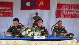 ໂຮງຮຽນການທະຫານທ້ອງຖິ່ນ ແຂວງບໍລິຄຳໄຊ ປິດຊຸດຮຽນກໍ່ສ້າງນາຍສິບ ຊຸດທີ VIII