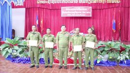 ປສກ ແຂວງປະກາດແຕ່ງຕັ້ງພະນັກງານຂັ້ນນຳພາ-ບັນຊາ ແລະ ນະໂຍບາຍນາຍຕຳຫຼວດຮັບອຸດໜູນບຳນານ