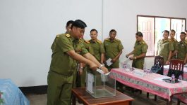 ຄະນະພັກຮາກຖານ ກອງພັນປ້ອງກັນເຄື່ອນທີ່ ປກສ ແຂວງບໍລິຄໍາໄຊ ເປີດກອງປະຊຸມ ທາບທາມບຸກຄະລາກອນ