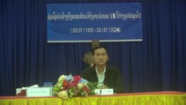 ສະຫະພັນແມ່ຍິງ ເມືອງບໍລິຄັນ ຈັດພິທີປາຖະກະຖາ ຫວນຄືນວັນສ້າງຕັ້ງສະຫະພັນແມ່ຍິງລາວ ຄົບຮອບ 69 ປີ