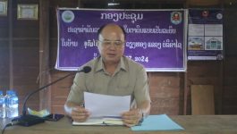 ກອງປະຊຸມປະຊາສໍາພັນອອກໃບຕາດິນແບບເປັນລະບົບໃຫ້ ປະຊາຊົນບ້ານອຸດົມໄຊ ແລະ ບ້ານນໍ້າຕ້ອງ